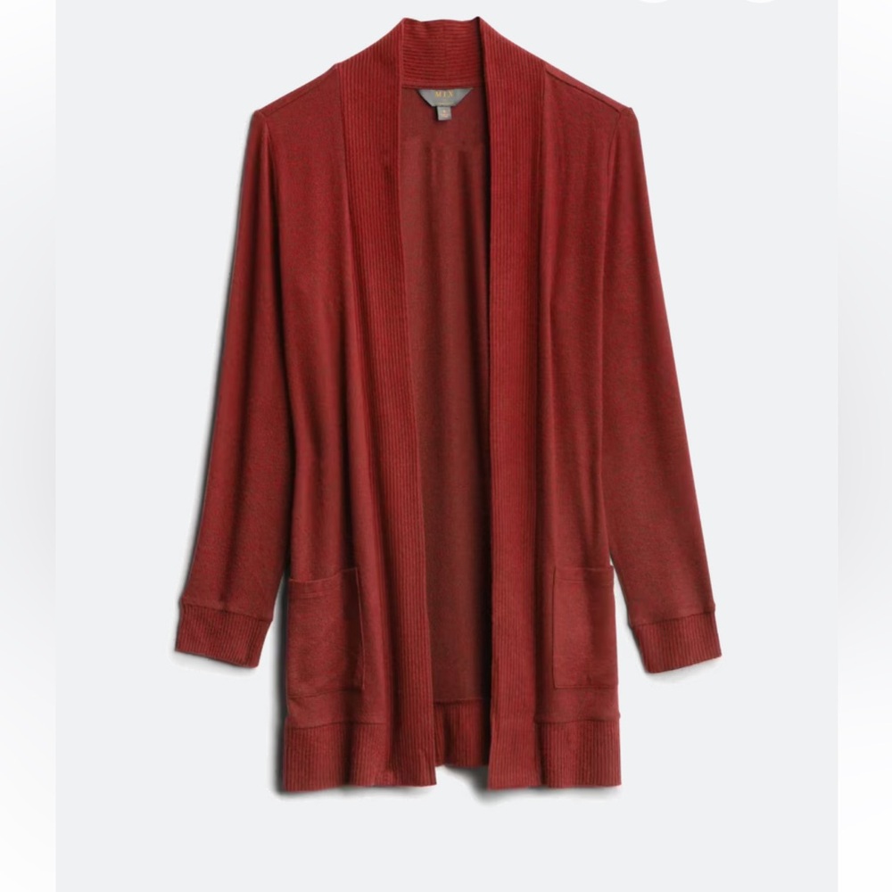 Orange Red Market & Spruce Cardigan
